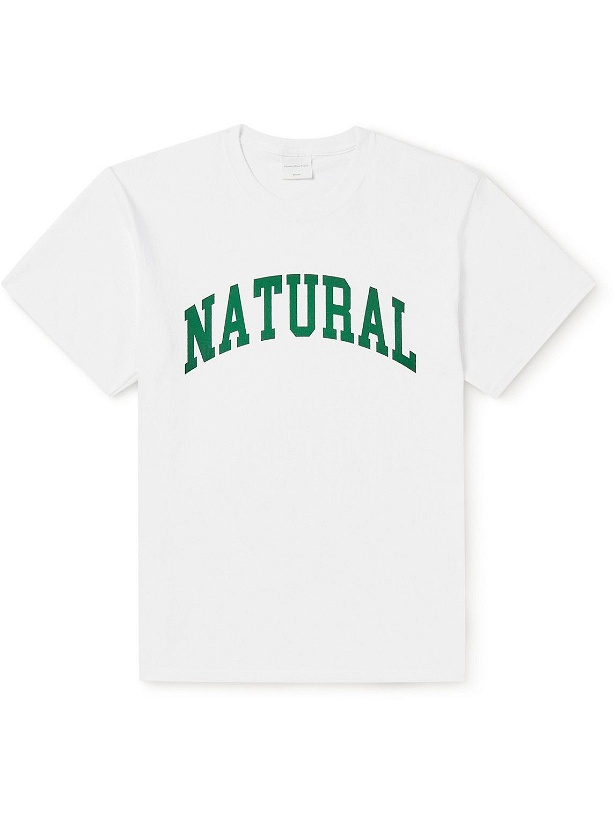 Photo: Museum Of Peace & Quiet - Natural Printed Cotton-Jersey T-Shirt - White
