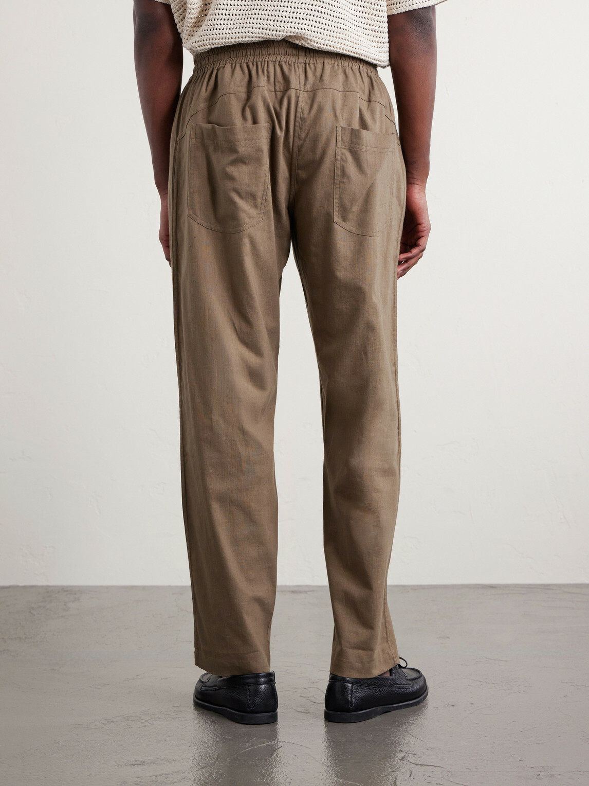 Kardo - Roy Straight-Leg Cotton Trousers - Green