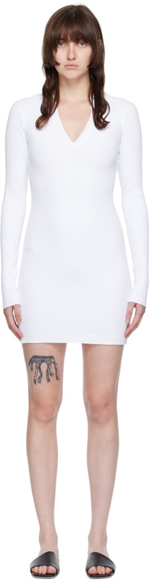 Photo: COTTON CITIZEN White Ibiza Polo Minidress