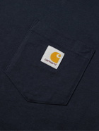 CARHARTT WIP - Logo-Appliquéd Cotton-Jersey T-Shirt - Blue - S