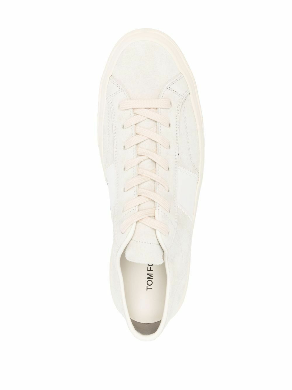 TOM FORD Neutral Logo Patch Low-Top Sneakers TOM FORD TOM FORD Neutral Logo Patch Low-Top Sneakers TOM FORD