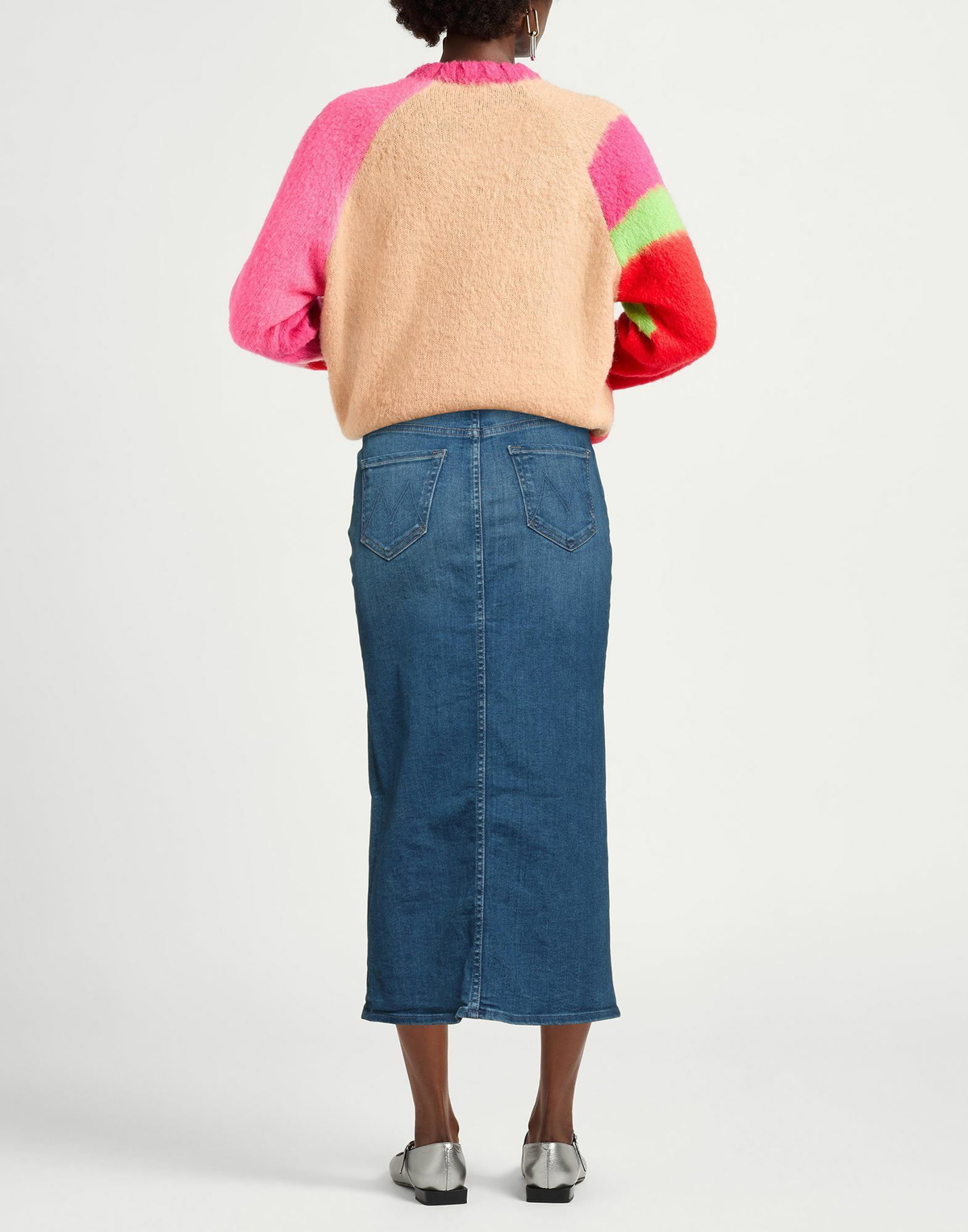 Mother Womens Denim skirt in Blue