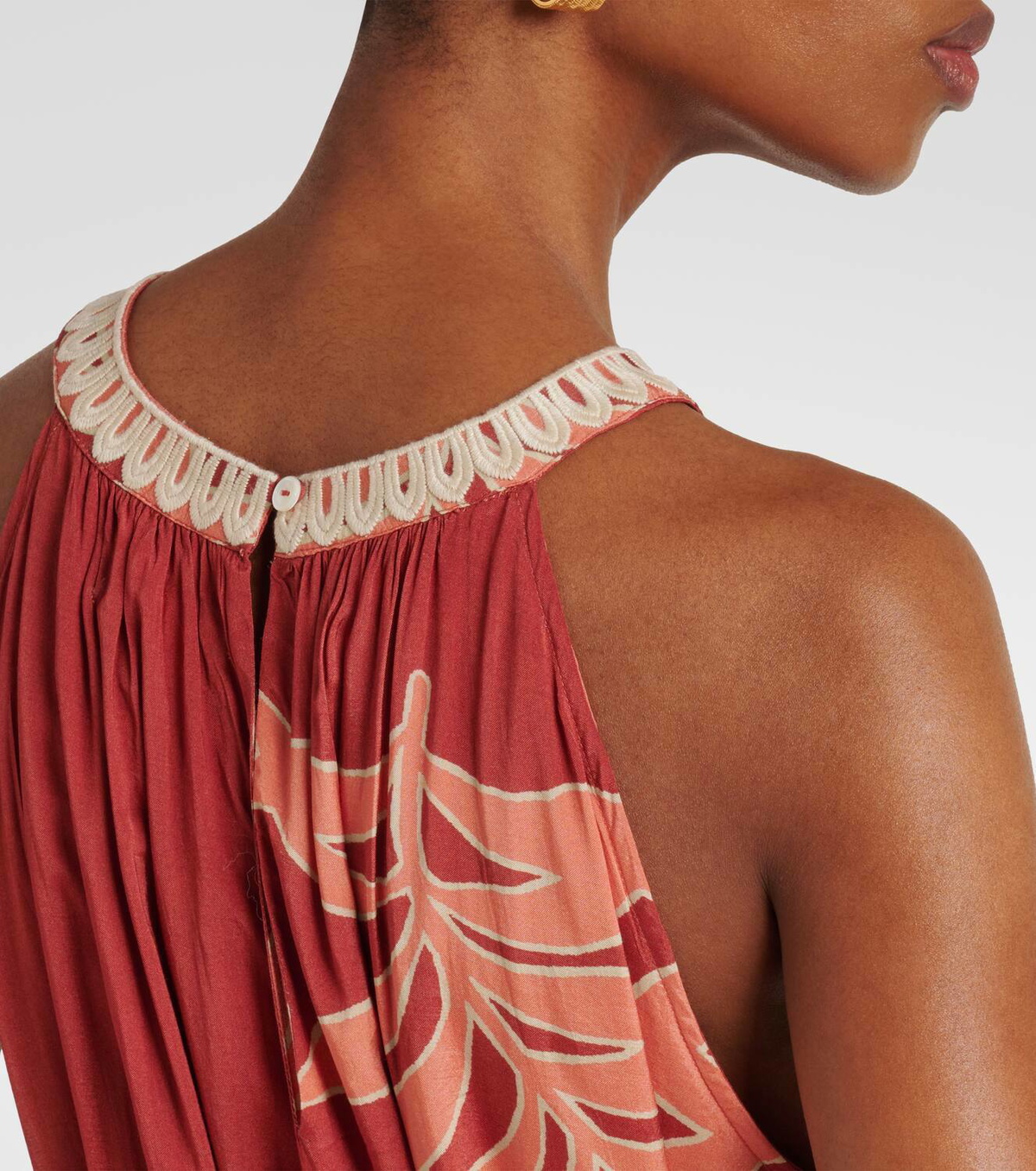 Velvet Odessa printed maxi dress