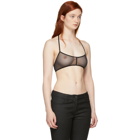 Ann Demeulemeester Black la fille dO Edition Short Tulle Bra