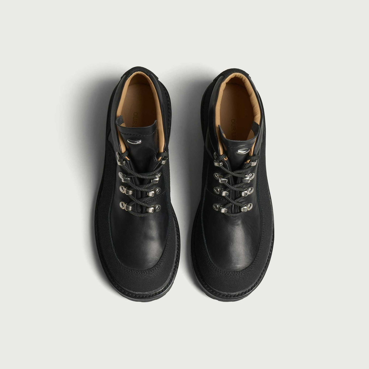Our Legacy Men's Tensile Cattle Hide Quest Boot in Black