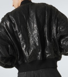 Rick Owens Secchia Flight leather bomber jacket