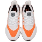 adidas Originals Grey and Orange Ultraboost 21 Sneakers