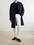 Eleventy - Straight-Leg Cotton-Blend Trousers - White