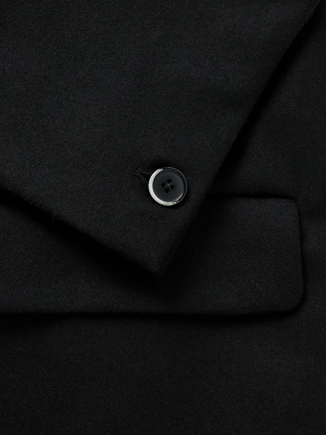 Barena - Wool-Blend Felt Blazer - Black