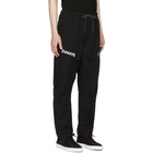 Marcelo Burlon County of Milan Black and White Cargo Pants