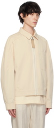 Jacquemus Beige Les Classiques 'Le blouson Linu' Jacket