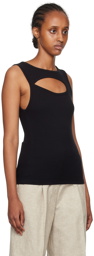 REMAIN Birger Christensen Black Cutout Tank Top