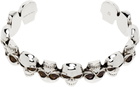 McQueen Multi-Skull Cuff Bracelet