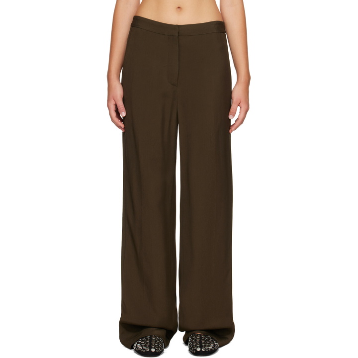 Photo: Proenza Schouler Brown Lien Trousers