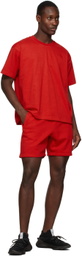 adidas x Humanrace by Pharrell Williams Red Humanrace Basics T-Shirt