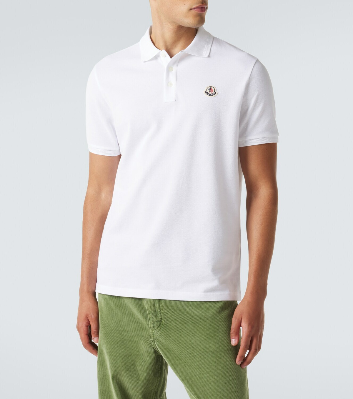 Moncler Cotton piqué polo shirt