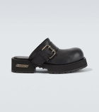 Balenciaga Venom leather mules