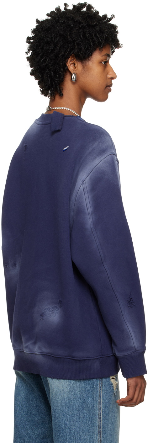 トップス Ader Error Sollec sweatshirt ADER error Navy Sollec Sweatshirt ADER error