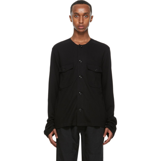 Photo: Lemaire Black Felted Shirt