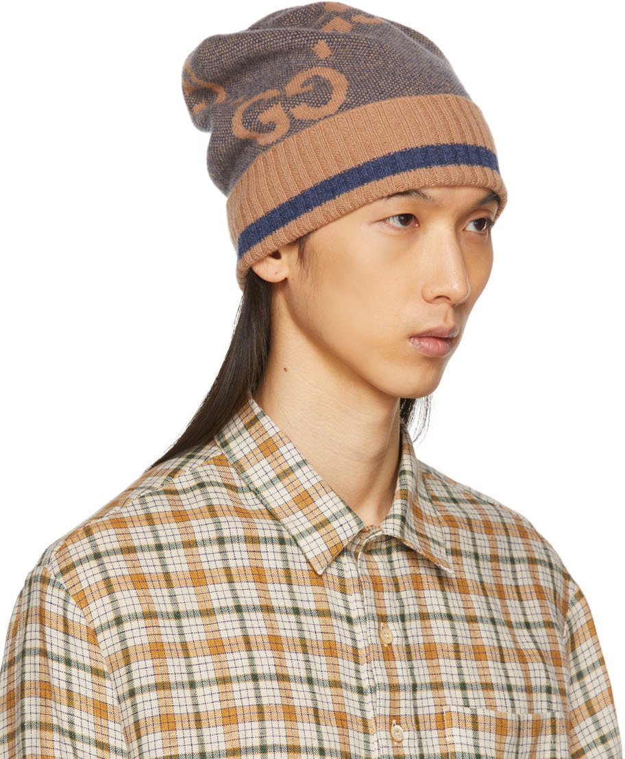 Gucci Kids GG Pattern Wool Hat