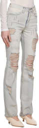 TheOpen Product Blue Distressed Jeans