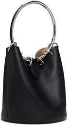 ALAÏA Black Ring Medium Bucket Bag