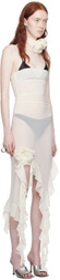 Fancì Club White 'The Crime' Midi Dress