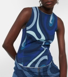 Pucci Printed denim top