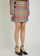 Vivienne Westwood Checked Wool Mini Kilt Multicoloured 1
