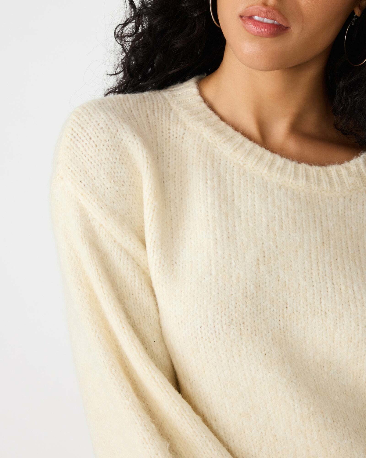 Steve Madden Carmen Sweater in Cream