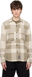 Izzue Beige Check Shirt