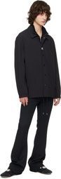 Courrèges Black Printed Coach Jacket