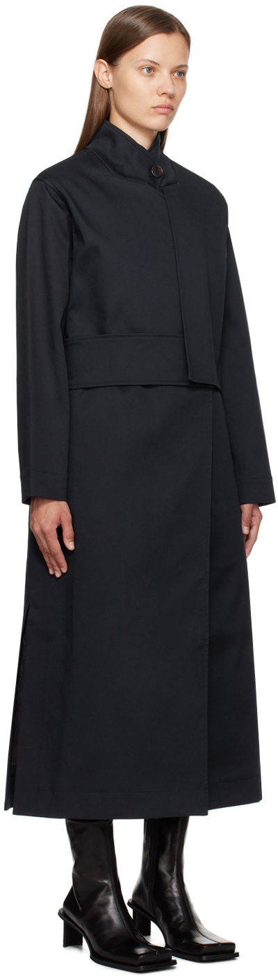 Henrik Vibskov Navy Dawn Coat Henrik Vibskov