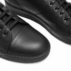 Lanvin DBB1 Leather Toe Cap Sneaker in Black