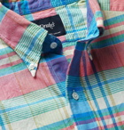 Drake's - Button-Down Collar Madras Checked Cotton Shirt - Multi