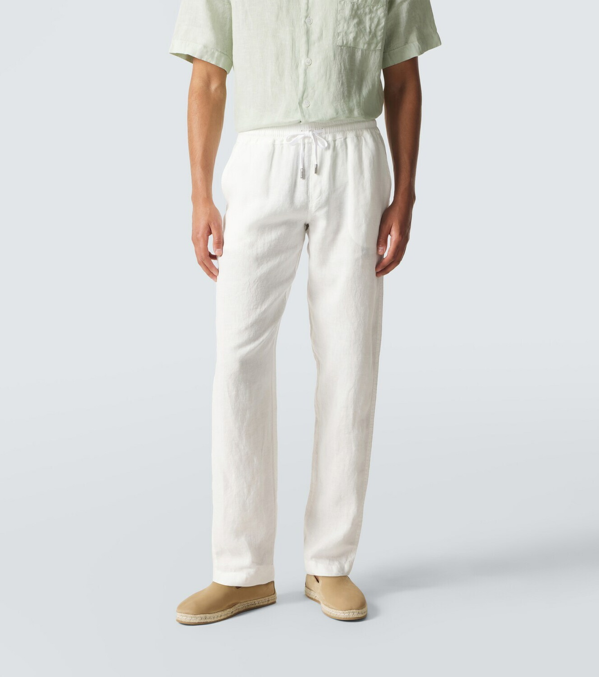 Thom Sweeney Linen straight pants