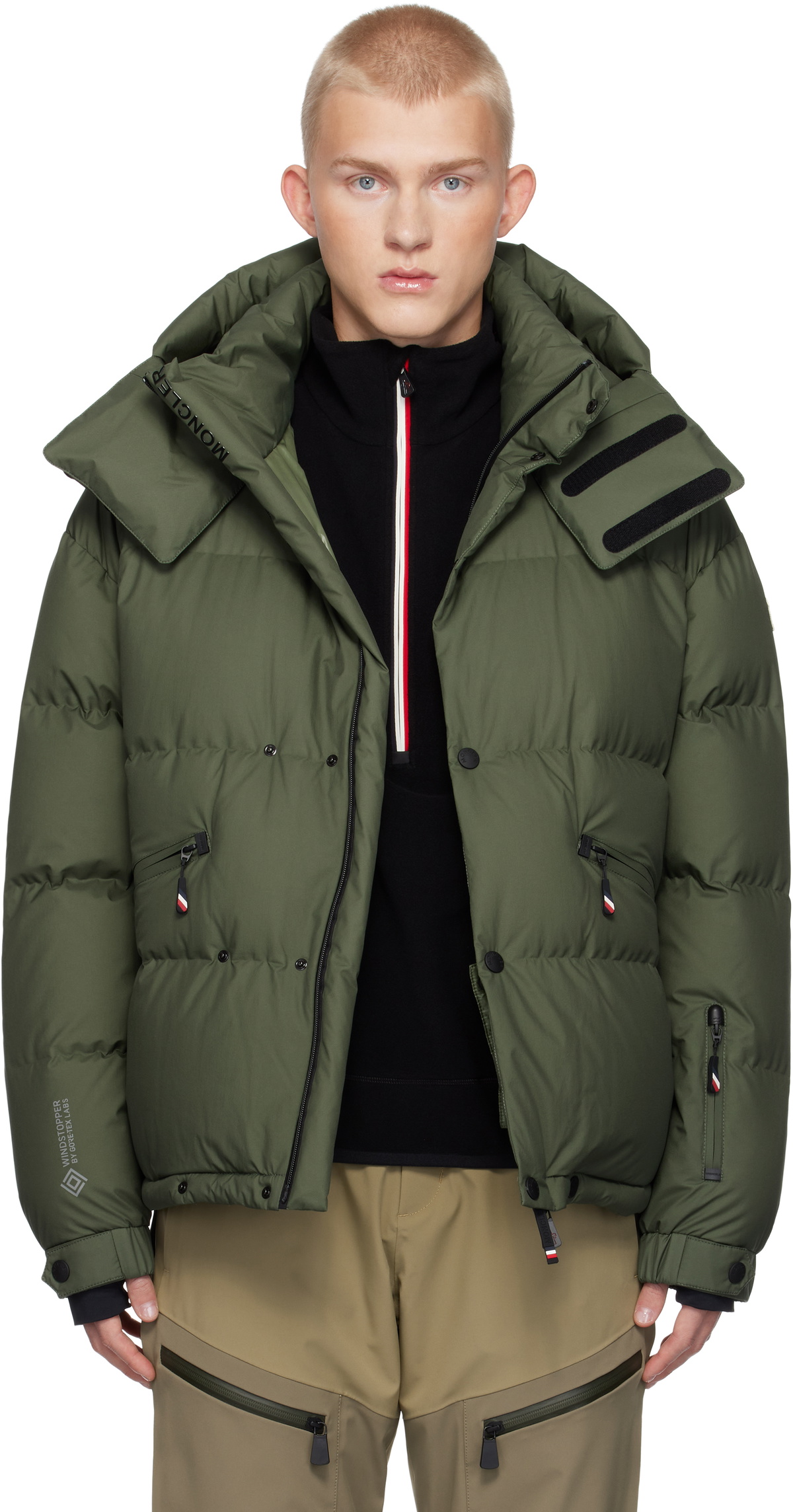 Moncler Grenoble Green Coraia Down Jacket Moncler Grenoble