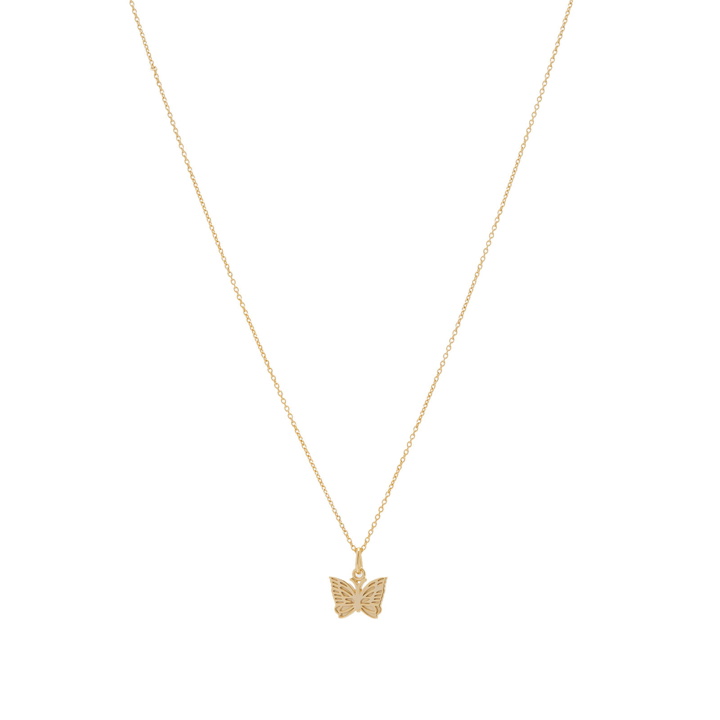 Photo: Needles Men's Gold Plated Pendant Necklace in Papillon 
