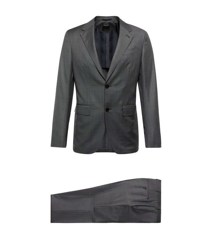 Photo: Zegna - Single-breasted virgin wool suit