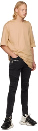 Balmain Beige Printed T-Shirt