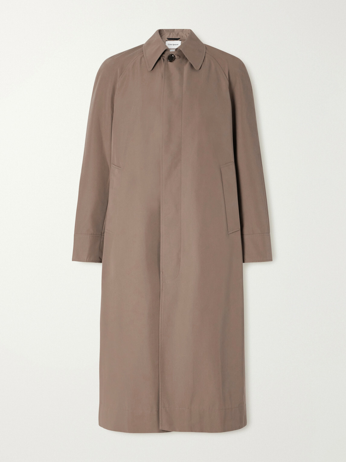 Oliver Spencer - Lothian Cotton-Blend Twill Trench Coat - Neutrals