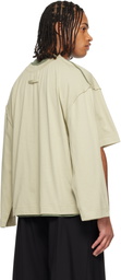 Jean Paul Gaultier Green 'The Gaultier Label' Double T-shirt