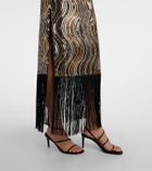 Taller Marmo Hemingway Disco sequined midi dress