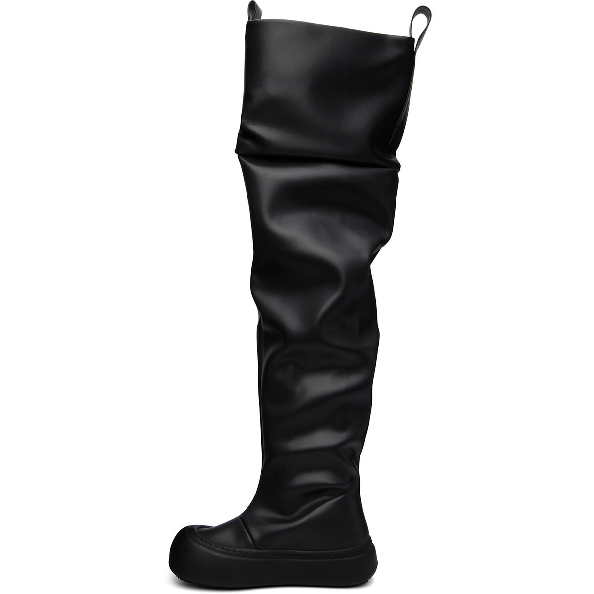 YUME YUME Black High Fisherman Tall Boots