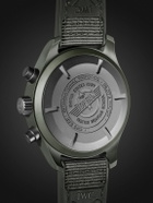 IWC Schaffhausen - Pilot’s Top Gun Woodland Automatic Chronograph 44.5mm Ceramic, Webbing and Rubber Watch, Ref. No. IWIW389106