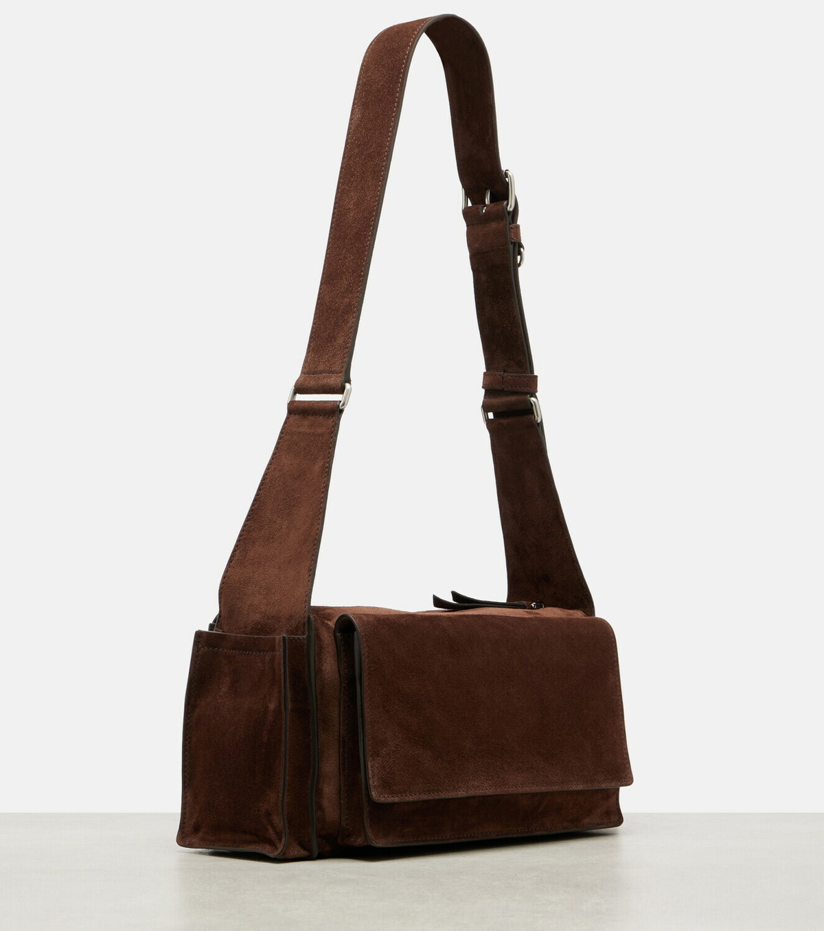 Miu Miu Utilitaire suede shoulder bag