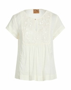 Alessia Santi Womens Top Ivory