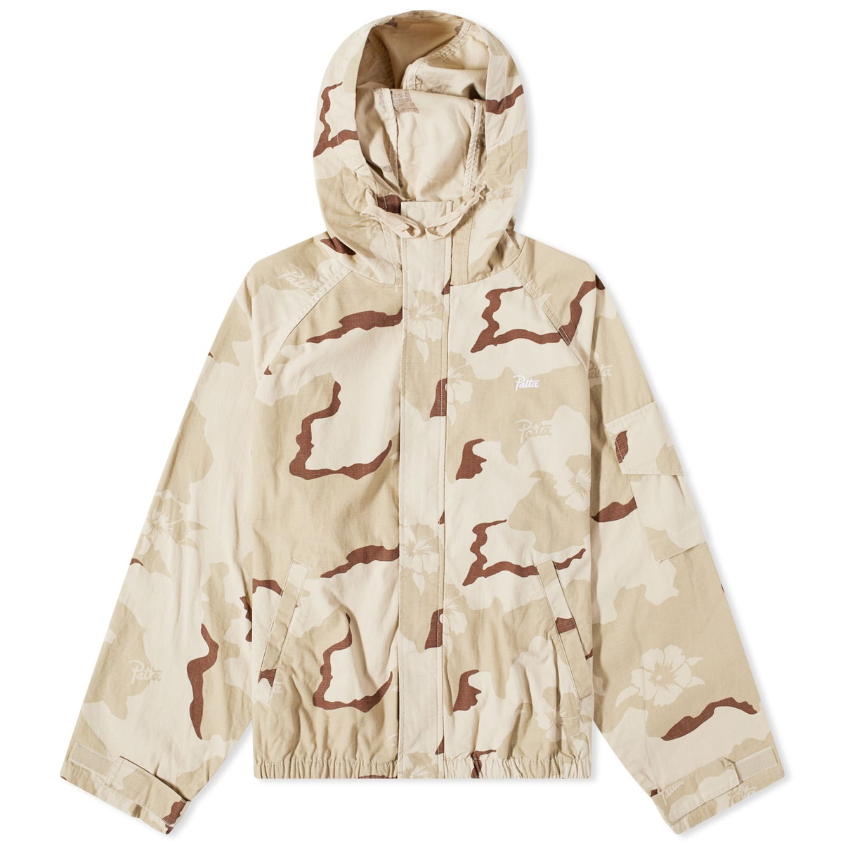 Patta Men's Desert Flower Camo Jacket in Aop Cement Patta Patta Men's Desert Flower Camo Jacket in Aop Cement Patta