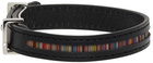 Paul Smith Black Leather Stripe Bracelet