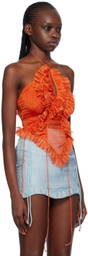 Nodress SSENSE Exclusive Orange Camisole